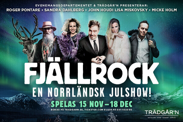 julbord trädgårn 2020 FJÄLLROCK   Julbord & Julshow på Trädgår'n