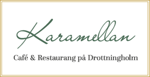 Karamellan Drottningholm logotyp