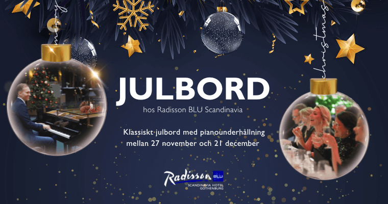 Julbord på Radisson Blu Scandinavia 2024