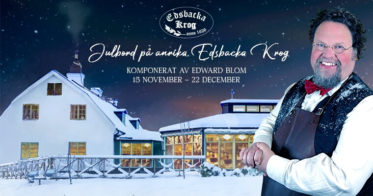 Edsbacka Krogs julbord med Edward Blom