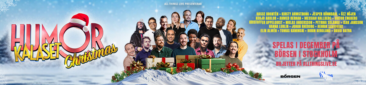 Humorkalaset Christmas på Hamburger Börs