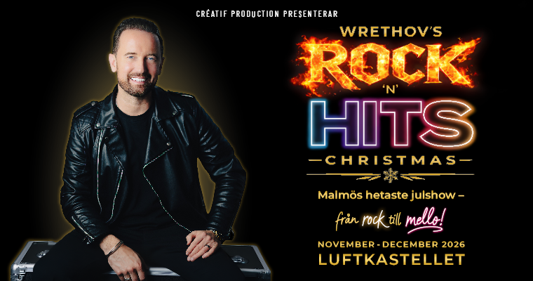 Wrethov’s ROCK 'N' HITS Christmas på Luftkastellet