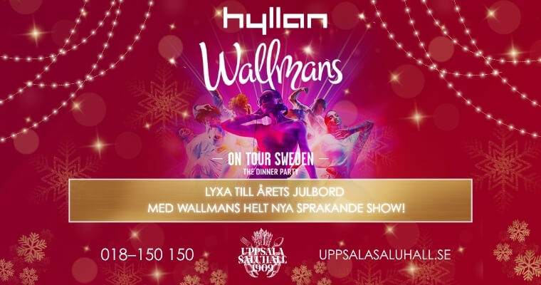 Wallmans julshow i Uppsala Saluhall