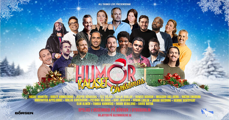 Humorkalaset Christmas på Hamburger Börs