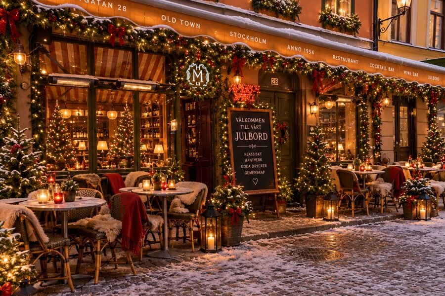 Julbord med fransk twist på Bistro Marie