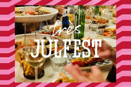 Très julfest på Boulebar Rosenlund