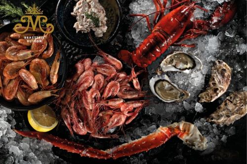 Skaldjursjulbord på Brasserie Hutton (Mälardrottningen)