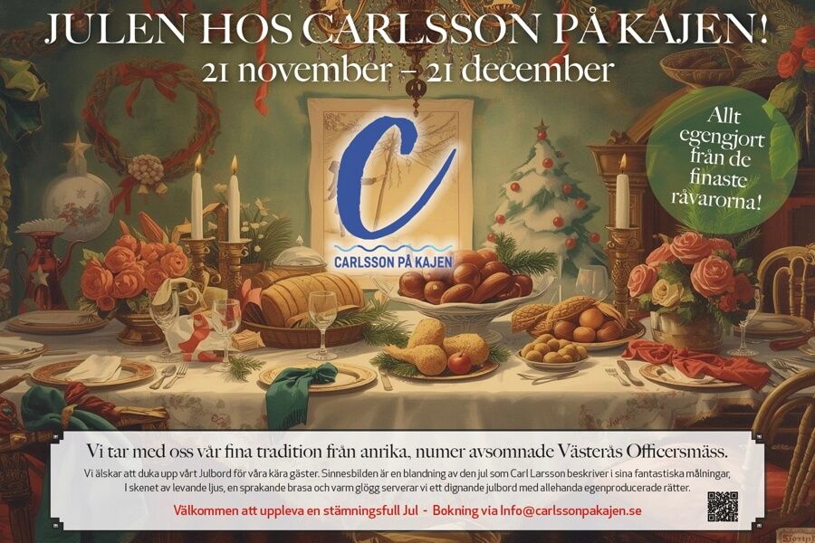 Julbord på Carlsson på Kajen