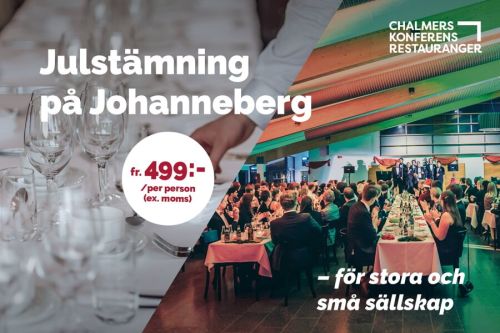 Julbord på Johanneberg - signerat Chalmers Conference Centre