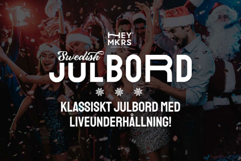 Heymakers julbord med underhållning