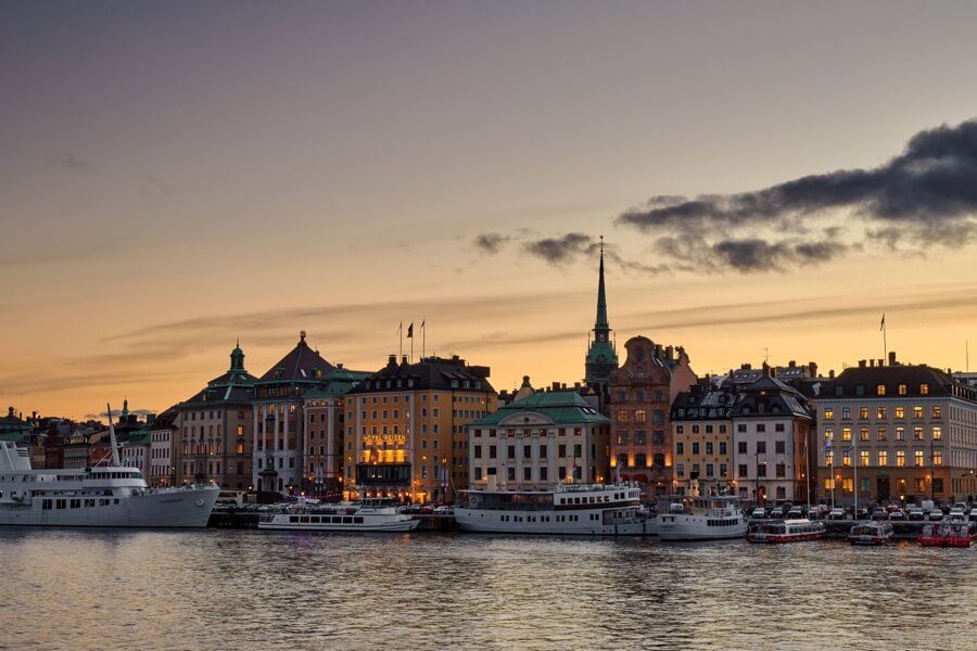 Skaldjursjulbord på Hôtel Reisen