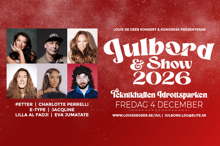 Julbord och julshow på Louis De Geer