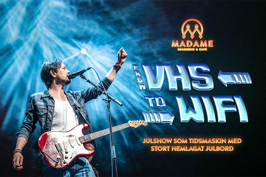 Julshow & julbord hos Madame Brasserie & Café i Värnamo