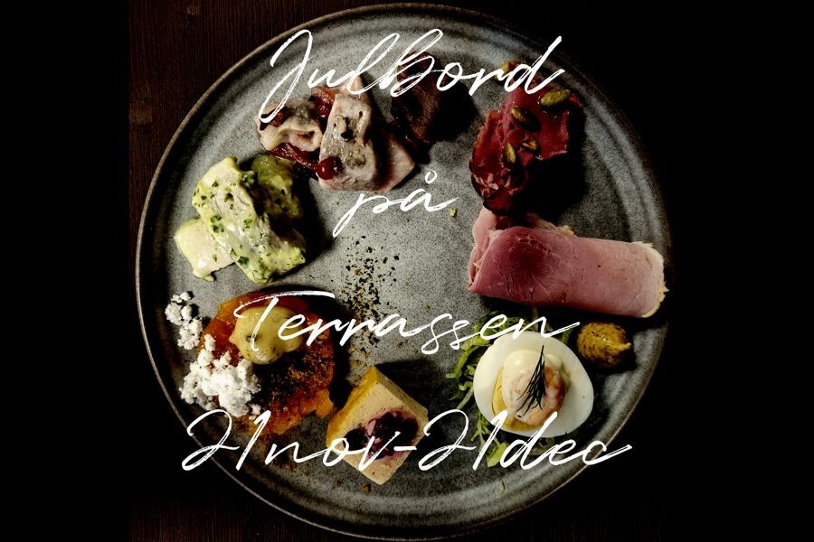 Matstudions julbord på Terrassen