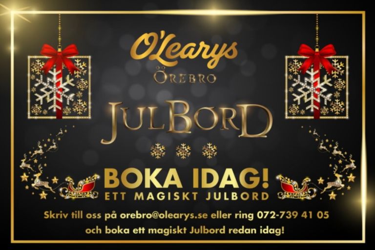 Julbord på O'Learys Örebro