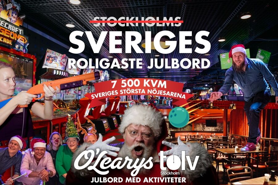 Julbord och aktiviteter på O’Learys Tolv Stockholm