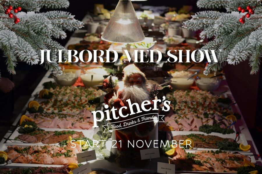 Pitcher's julbord och show