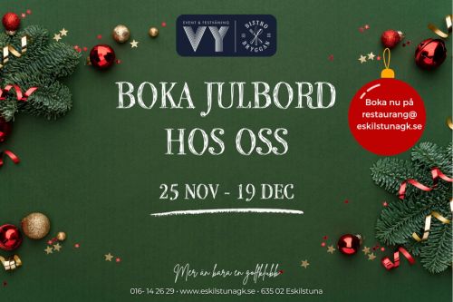 Julbord på Bistro Bryggan & Restaurang VY