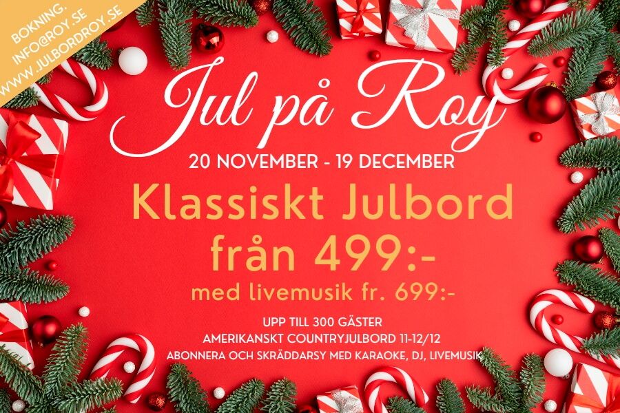 Julbord på Roy Restaurang