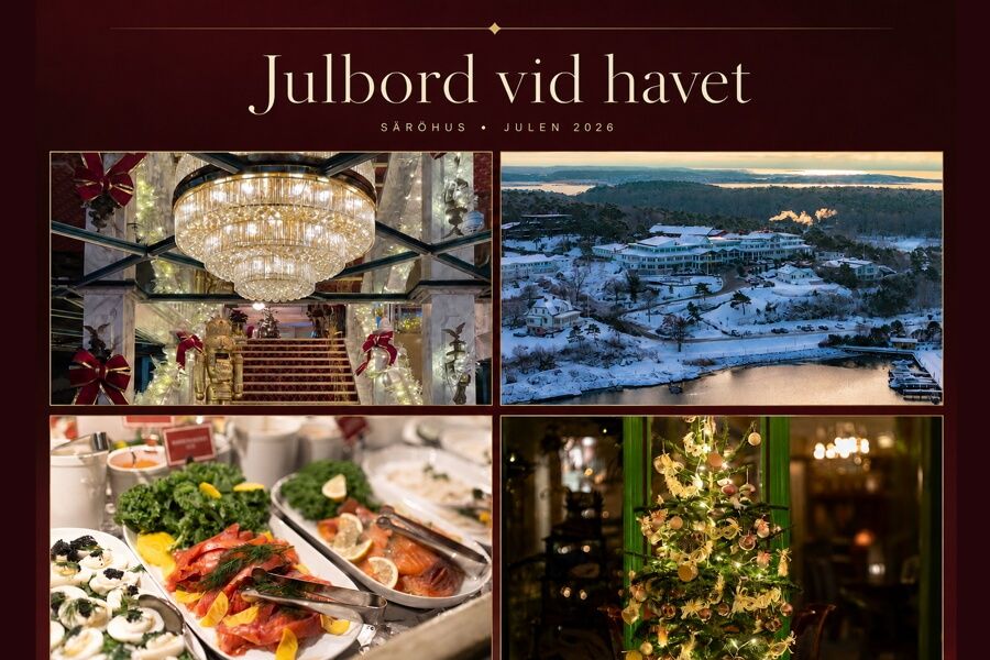 Julbord på Säröhus vid havet