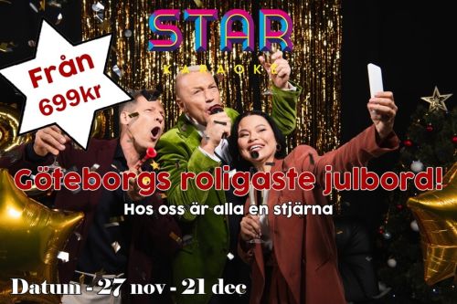 Göteborgs roligaste julbord på Star Karaoke