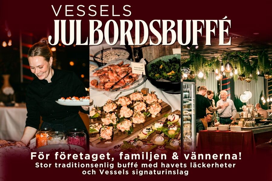 Vessels stora julbordsbuffé
