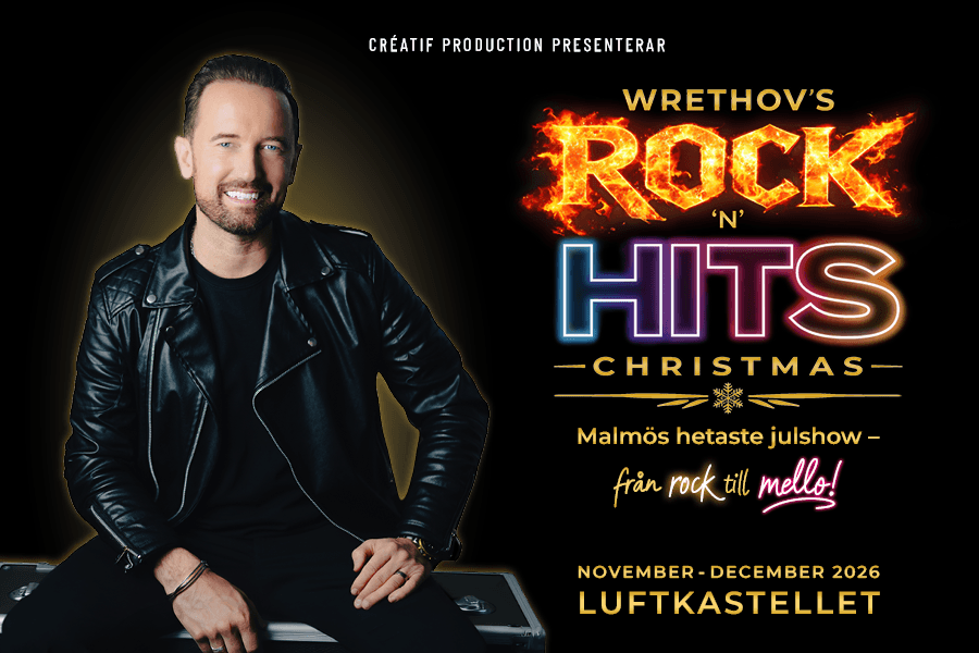 Wrethov’s ROCK 'N' HITS Christmas - från rock till mello (Luftkastellet)